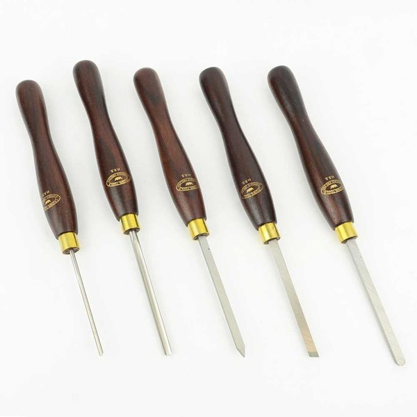 Crown Tools 5 Pieces Miniature Woodturning Tool Set 24125